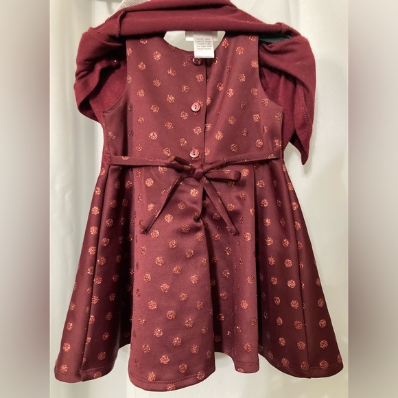 Toddler SWEET HEART ROSE  Dress with matching Shrug 2T FLAWLESS - Picture 6 of 10